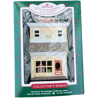 1985 Old‑Fashioned Toy Shop Hallmark Ornament (Nostalgic Houses and Shops) QX4975