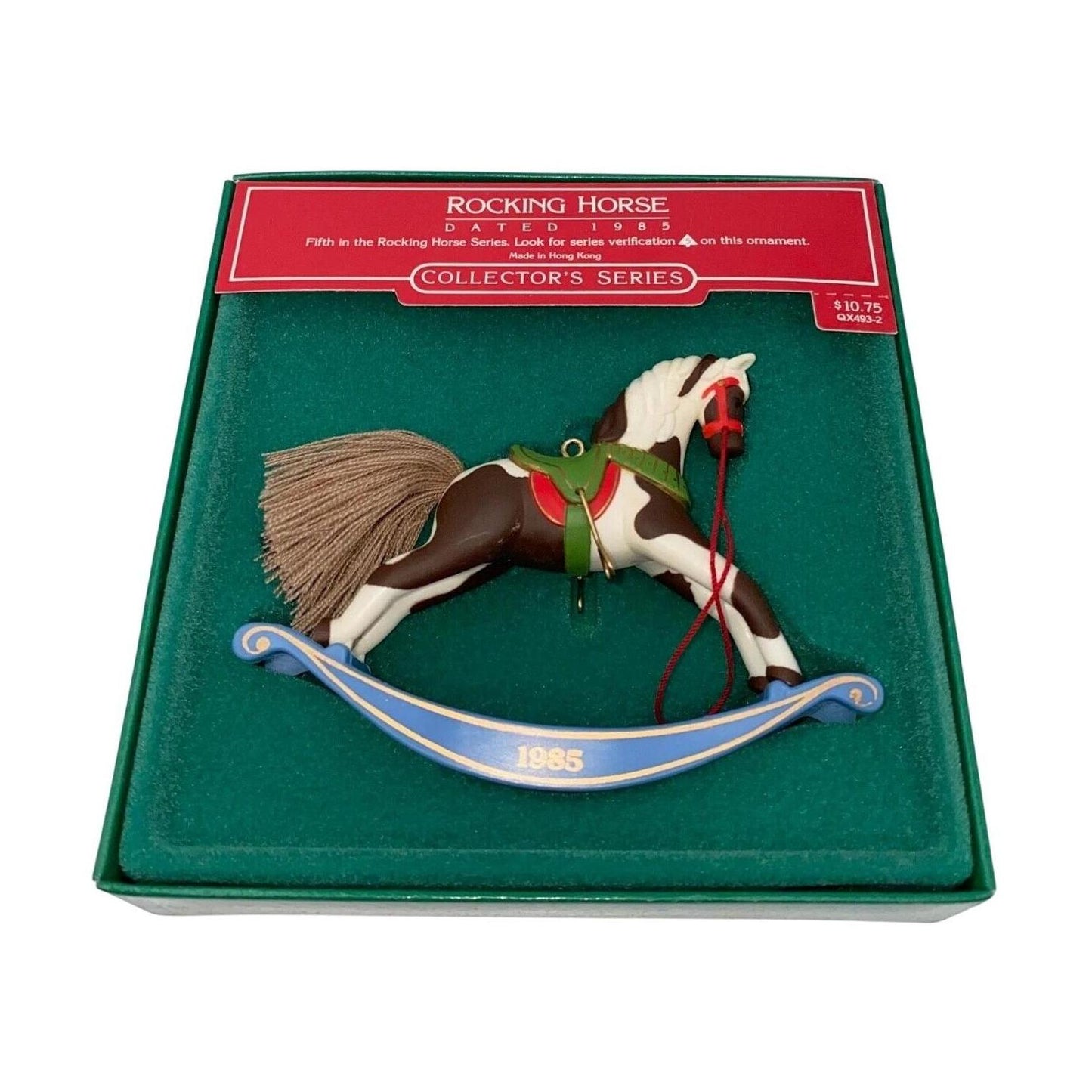 1985 Pinto Hallmark Ornament (Rocking Horse) QX4932 Image2