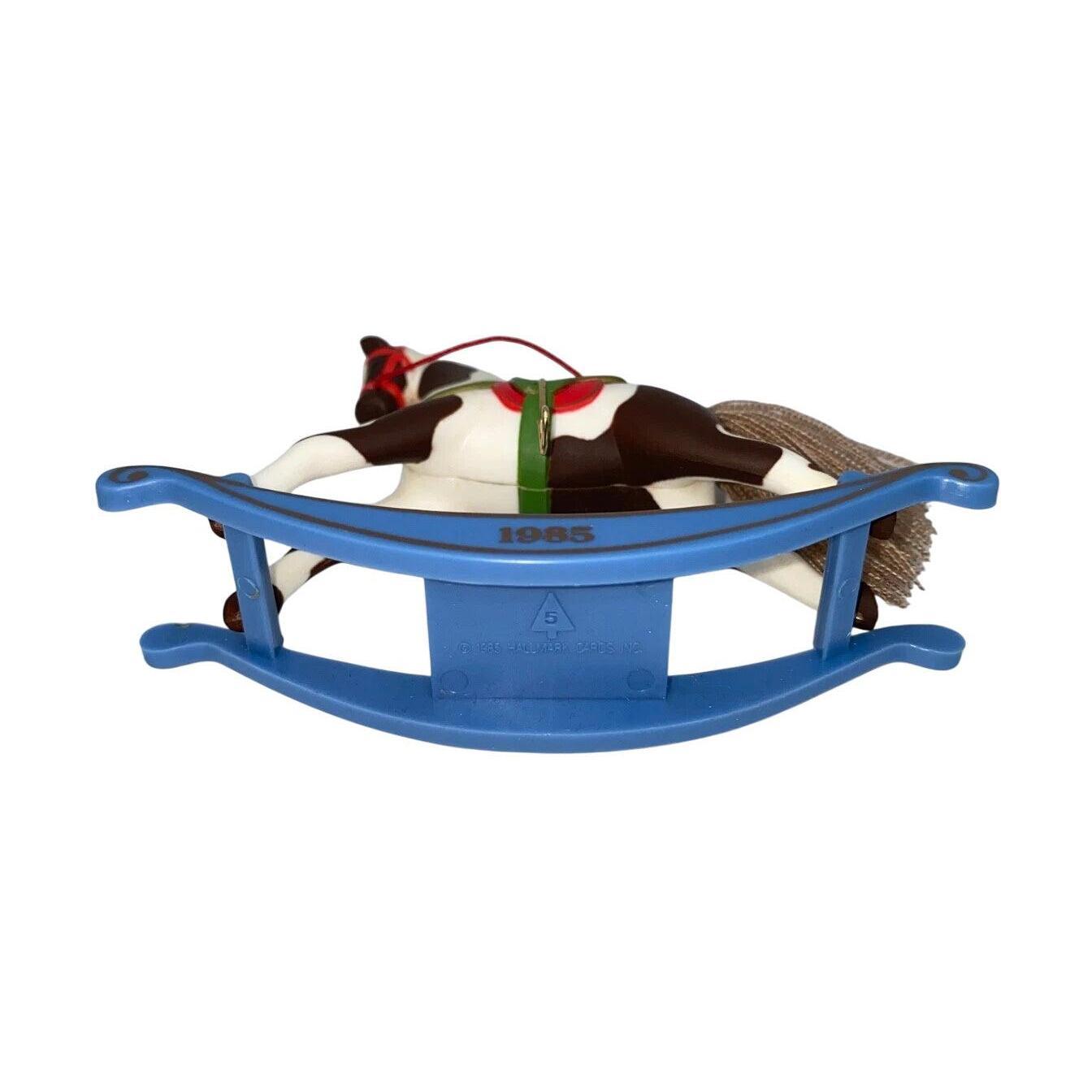 1985 Pinto Hallmark Ornament (Rocking Horse) QX4932 Image5