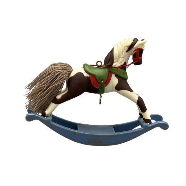 1985 Pinto Hallmark Ornament (Rocking Horse) QX4932