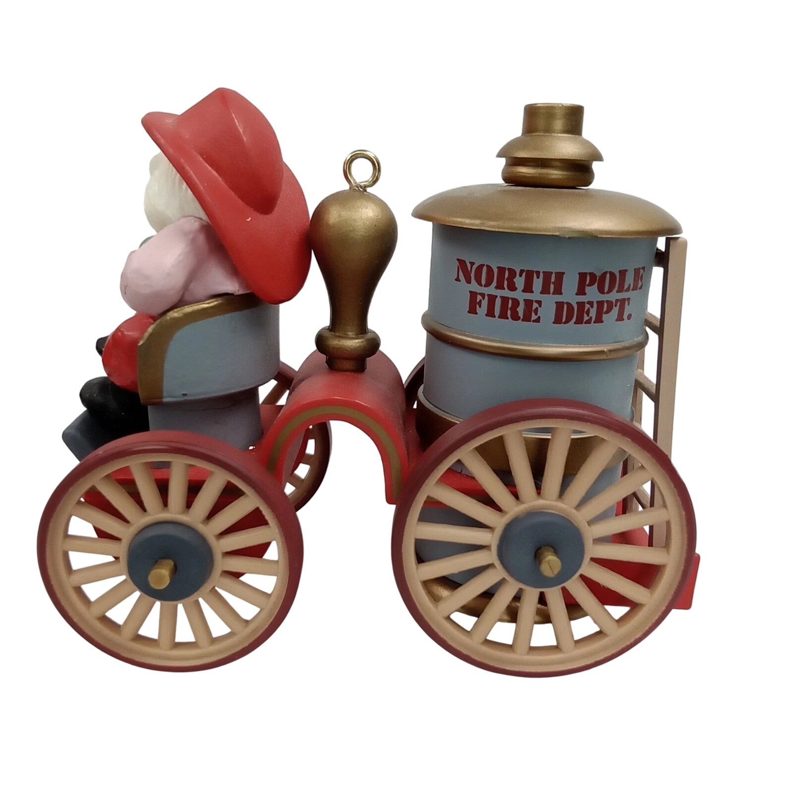 1985 Santa's Fire Engine Hallmark Ornament (Here Comes Santa) QX4965