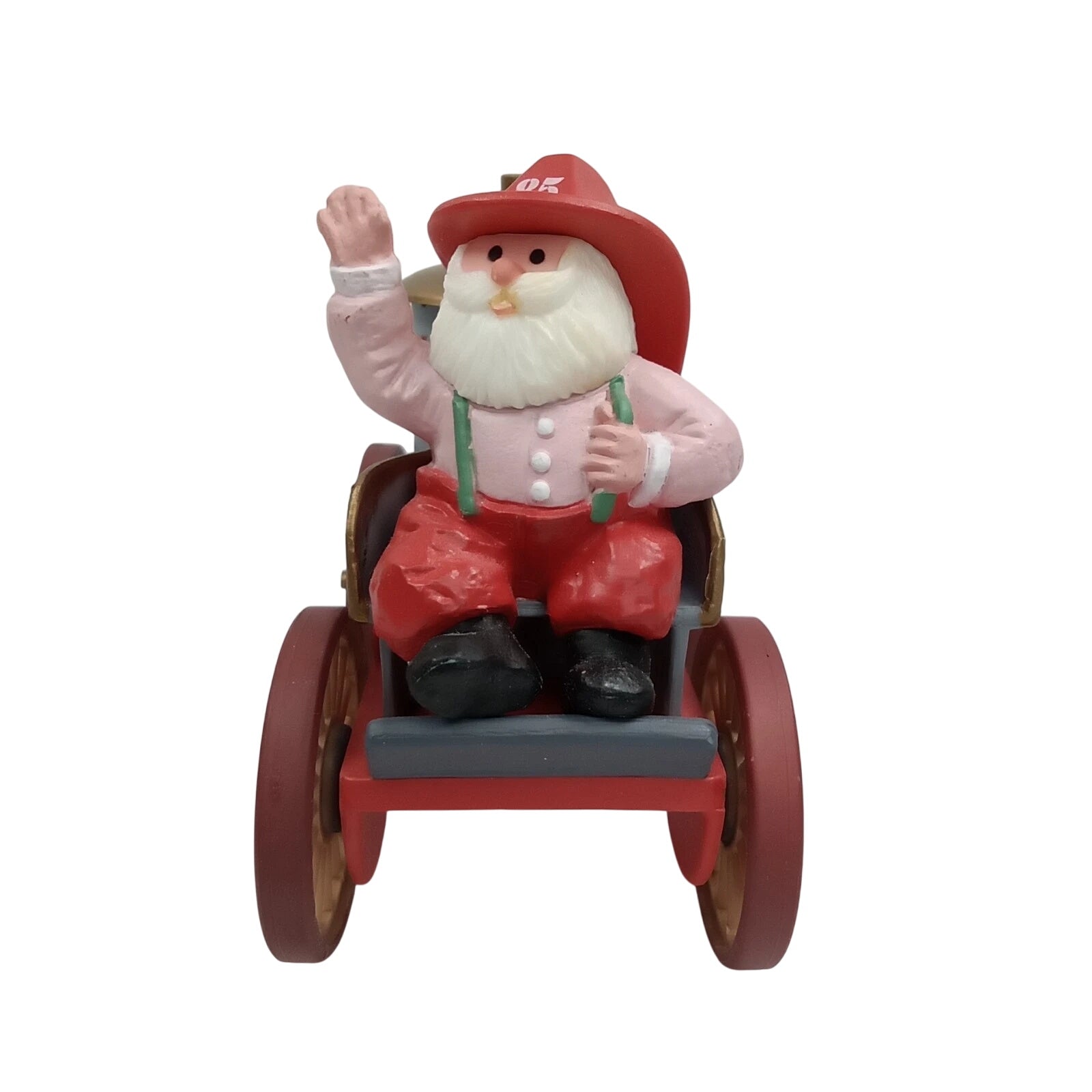 1985 Santa's Fire Engine Hallmark Ornament (Here Comes Santa) QX4965