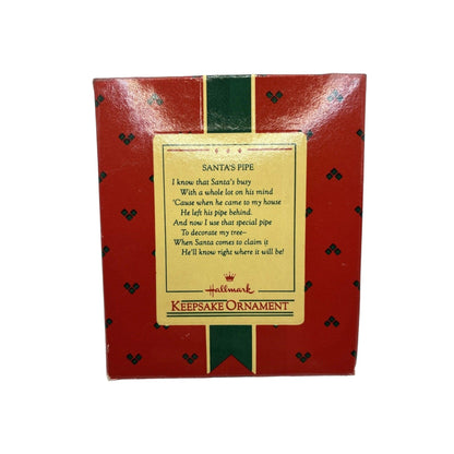 1985 Santa's Pipe Hallmark Ornament (Santa Claus) QX4942 Image5