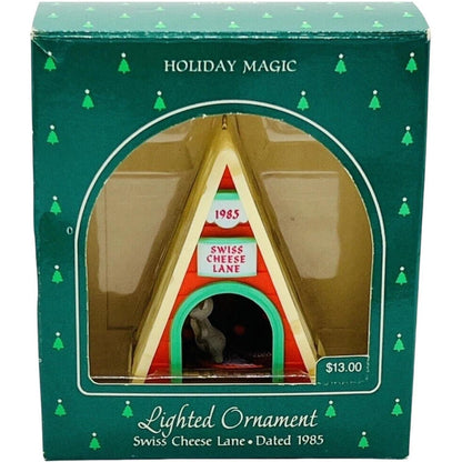 1985 Swiss Cheese Lane Hallmark Ornament (Magic) QLX7065
