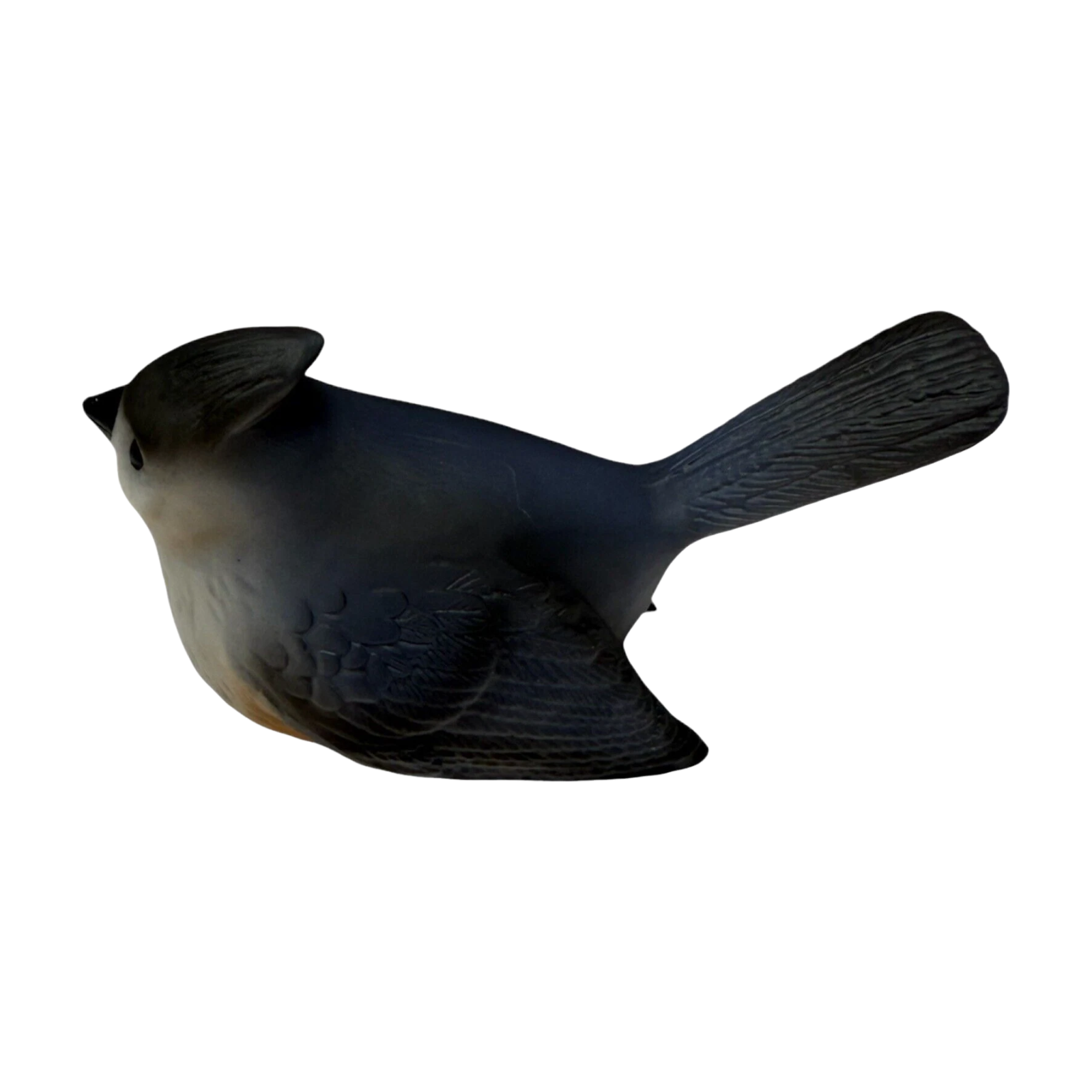 1985 Tufted Titmouse Hallmark Ornament (Porcelain Birds) QX4795 Image3