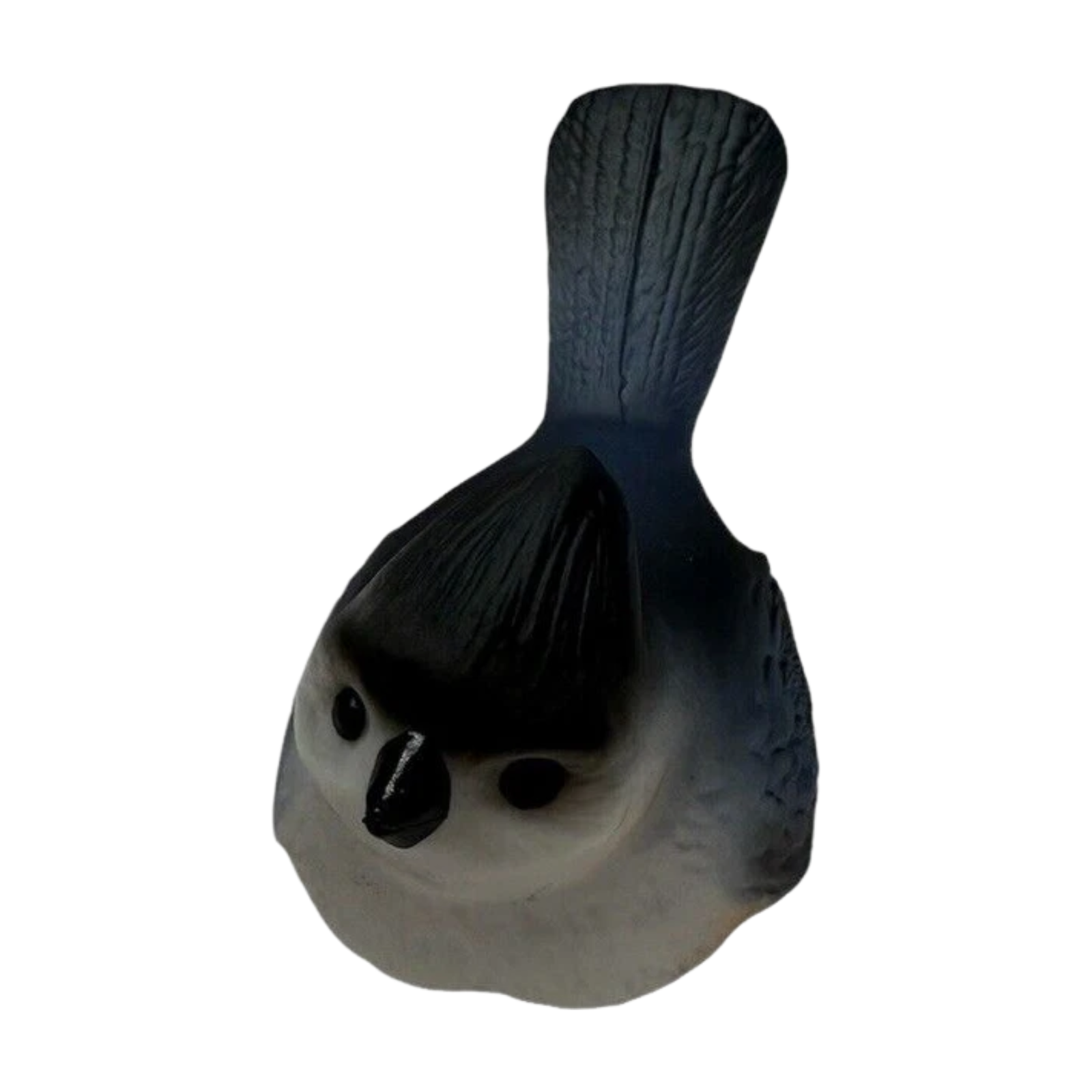 1985 Tufted Titmouse Hallmark Ornament (Porcelain Birds) QX4795 Image5