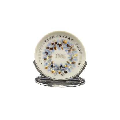 1985 Twenty-Five Years Together (Collector’s Plate) Hallmark Ornament QX500-5 Image1