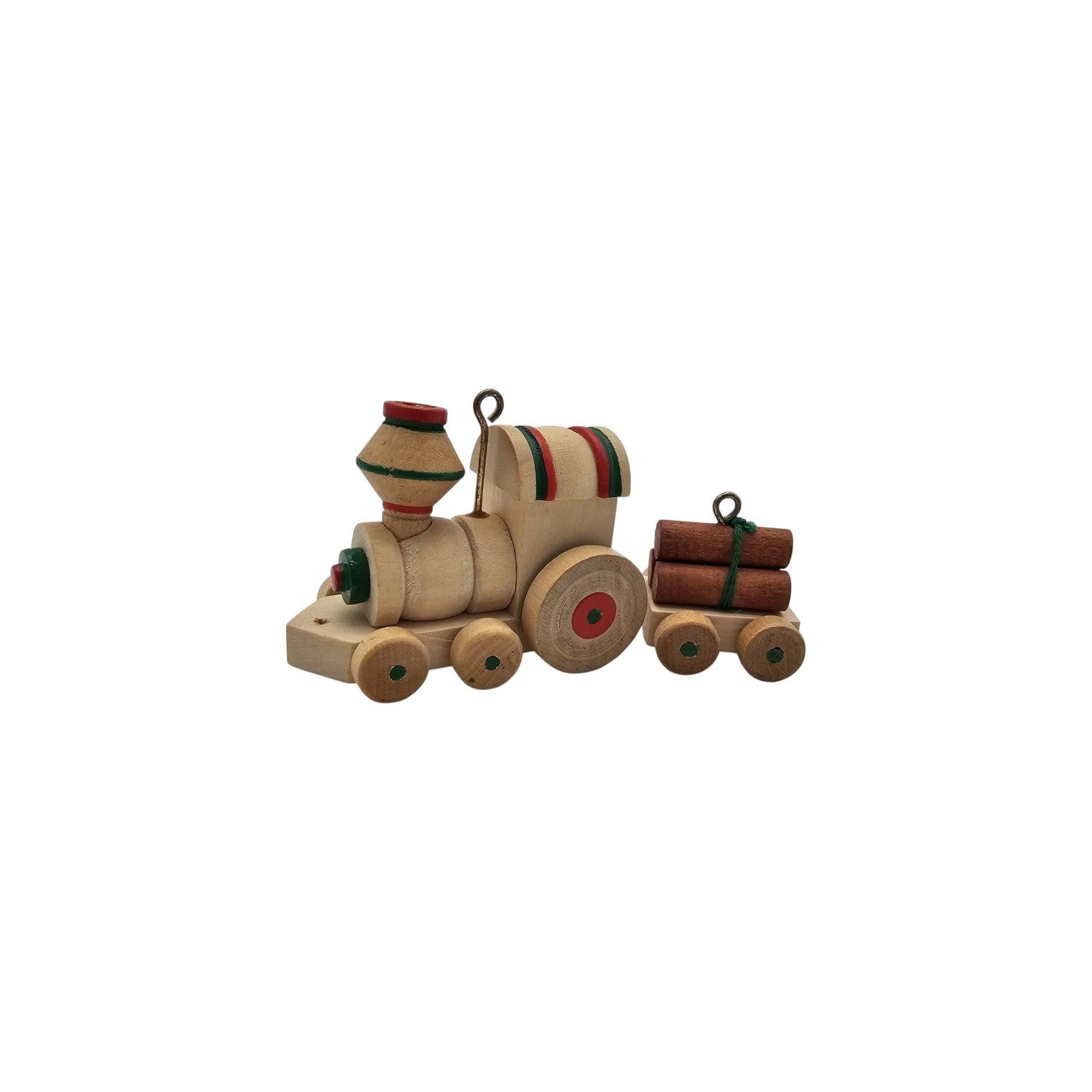 1985 Wooden Train Hallmark Ornament (Nostalgic Childhood) QX4722 Image1