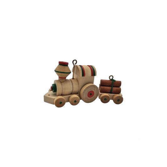 1985 Wooden Train Hallmark Ornament (Nostalgic Childhood) QX4722 Image1