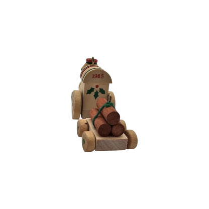 1985 Wooden Train Hallmark Ornament (Nostalgic Childhood) QX4722 Image5