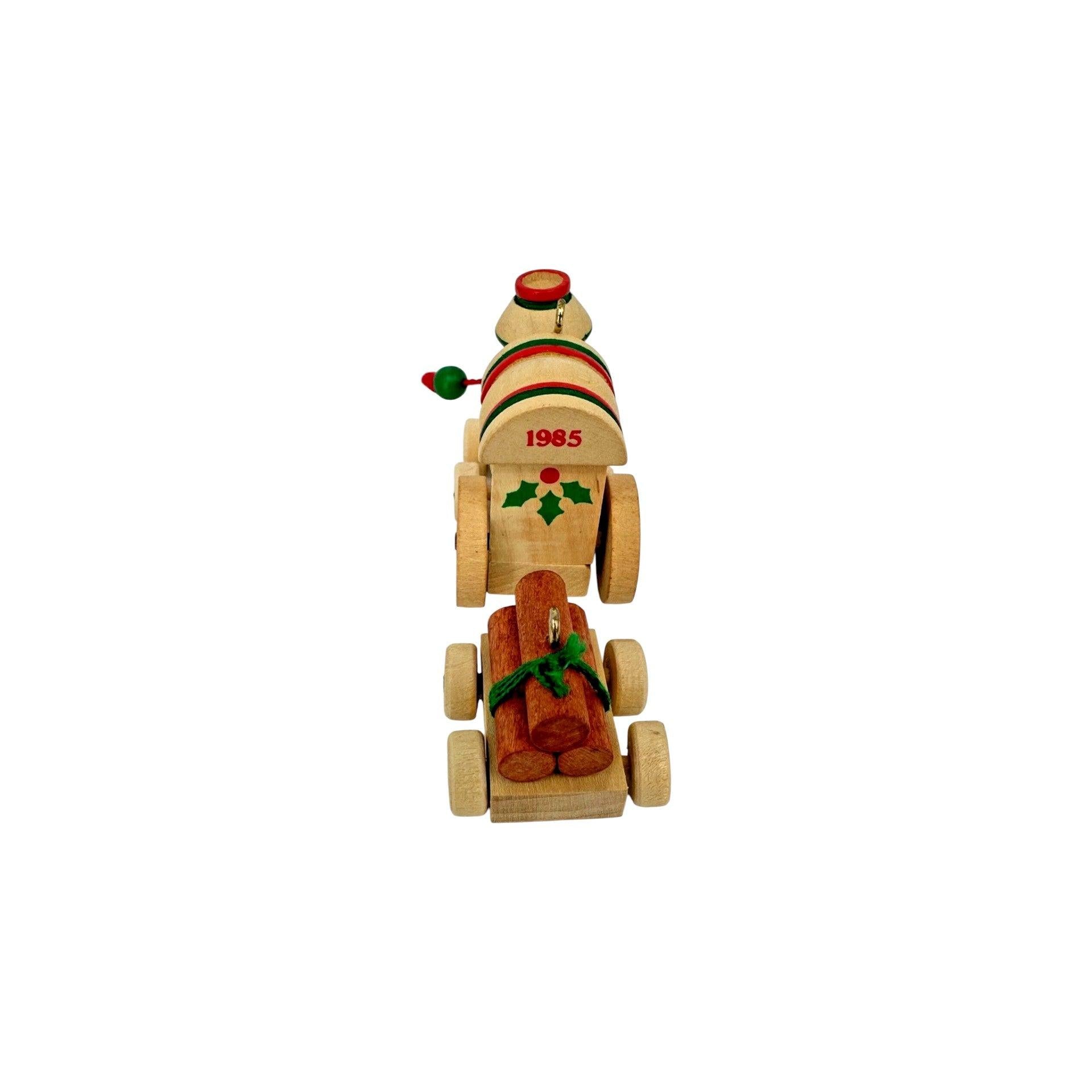 1985 Wooden Train Hallmark Ornament (Nostalgic Childhood) QX4722 Image7