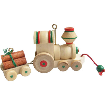 1985 Wooden Train Hallmark Ornament (Nostalgic Childhood) QX4722