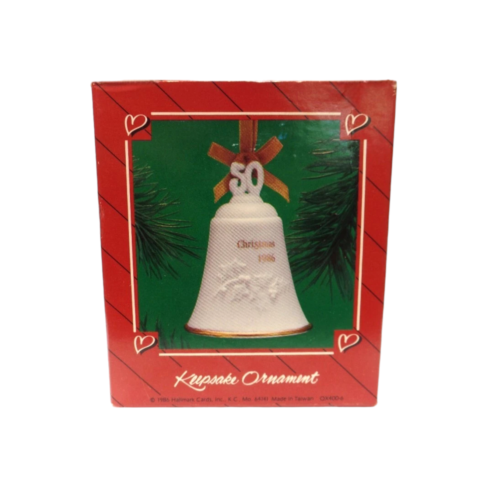 1986 Fifty Years Together Hallmark Ornament (Bell) QX4006