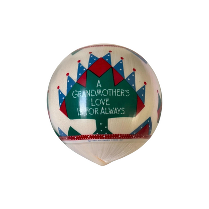 1986 GrandMother Satin Ornament (Bell)