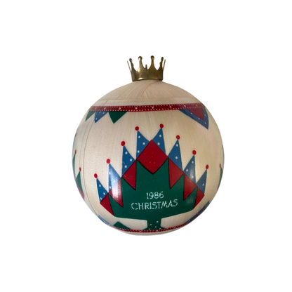 1986 GrandMother Satin Ornament (Bell)