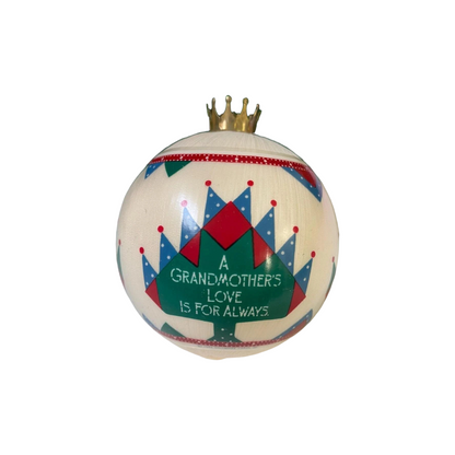1986 GrandMother Satin Ornament (Bell)