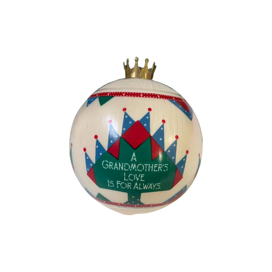 1986 GrandMother Satin Ornament (Bell)