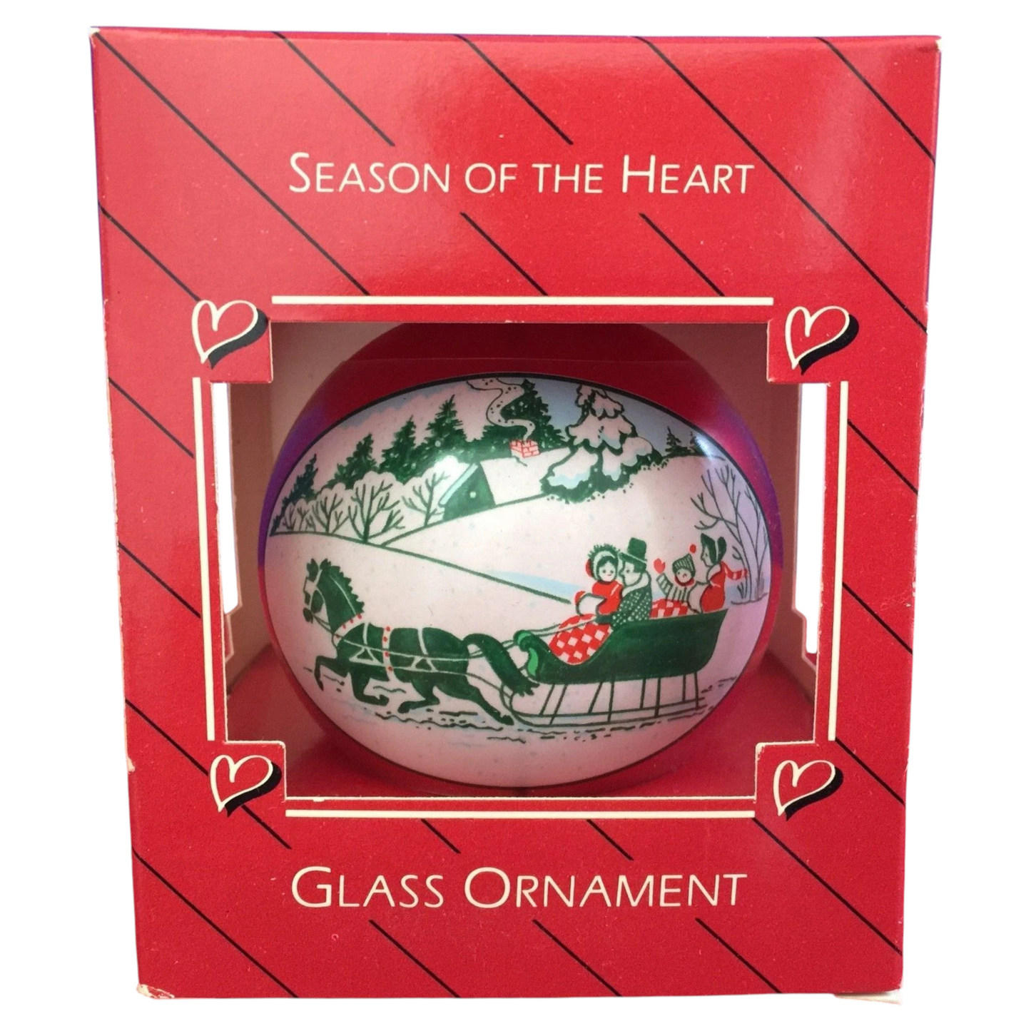 1986 Season of the Heart Hallmark Ornament (Ball) QX2706