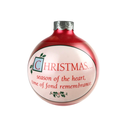 1986 Season of the Heart Hallmark Ornament (Ball) QX2706