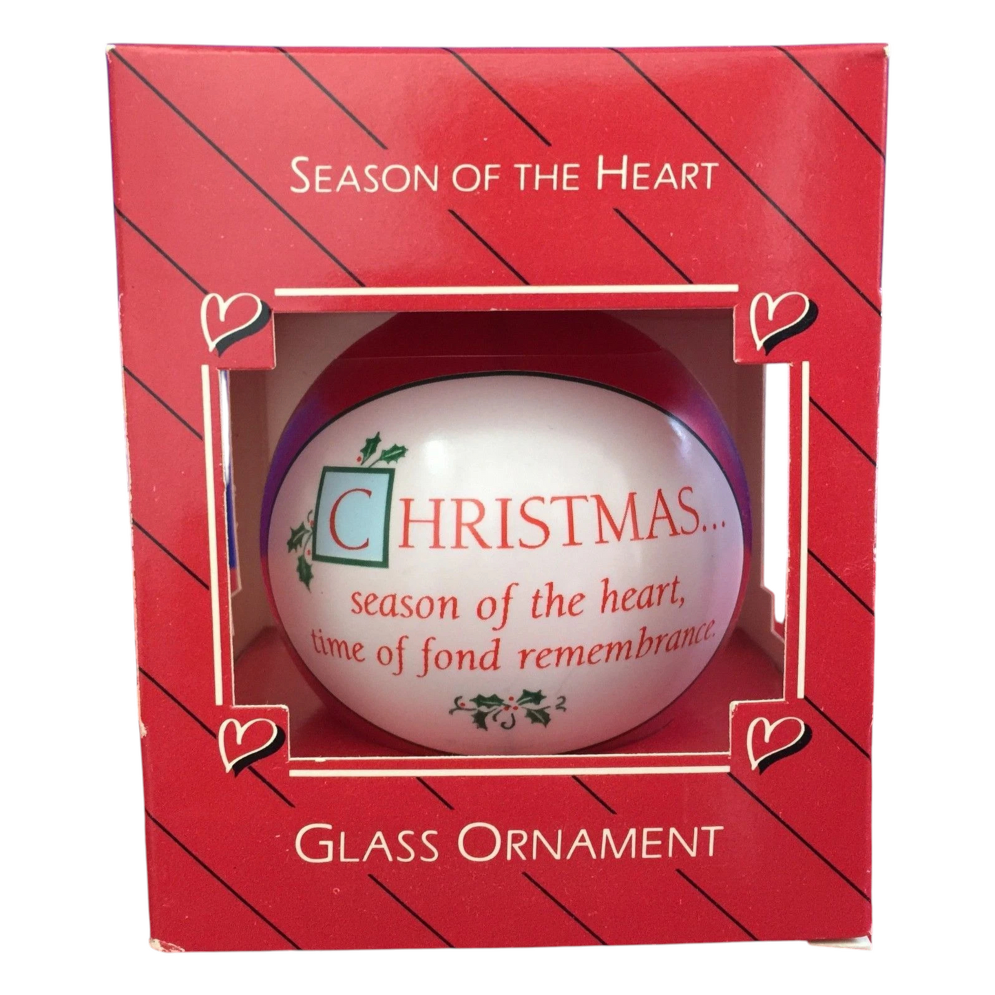 1986 Season of the Heart Hallmark Ornament (Ball) QX2706