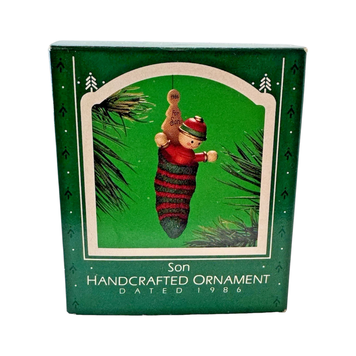1986 Son - Handcrafted Ornament (Family)