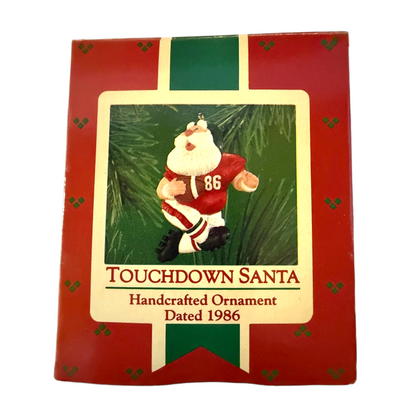 1986 Touchdown Santa Hallmark Ornament (Santa Claus) QX4233