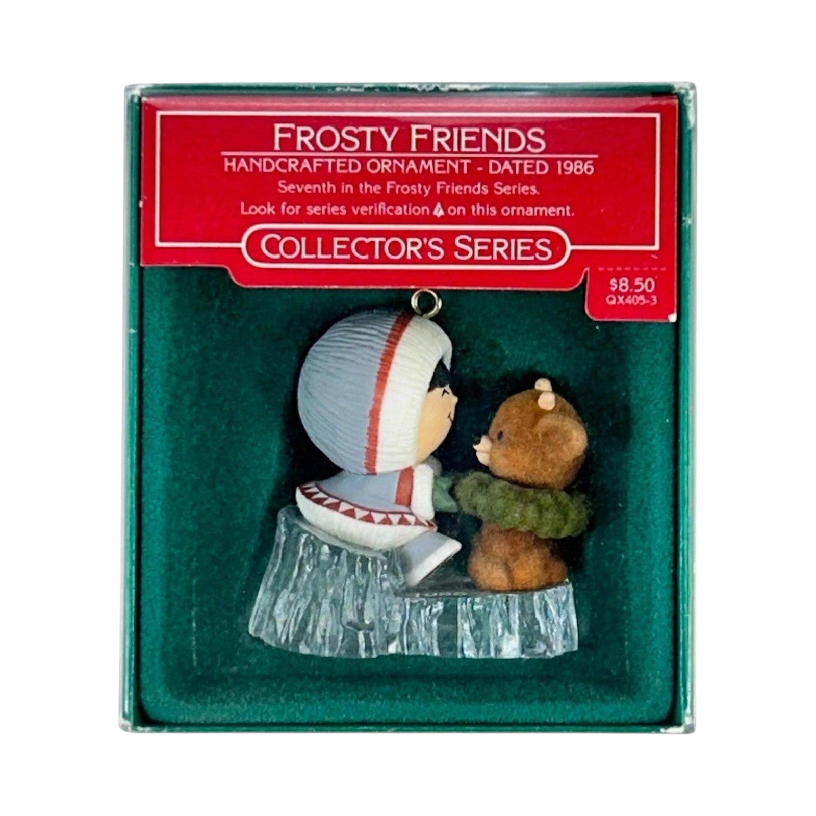1986 Baby Reindeer Hallmark Ornament (Frosty Friends) QX4053 Image2