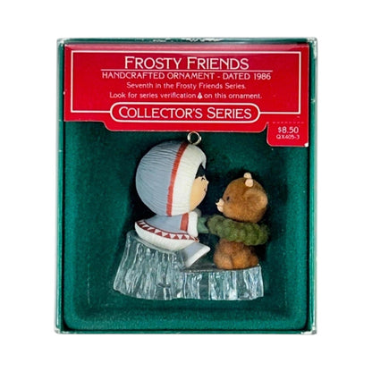 1986 Baby Reindeer Hallmark Ornament (Frosty Friends) QX4053 Image2