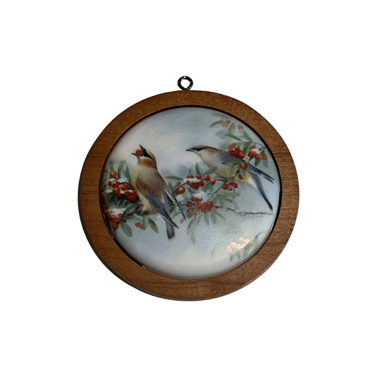 1986 Cedar Waxwing (Holiday Wildlife) Hallmark Ornament QX321-6 Image1