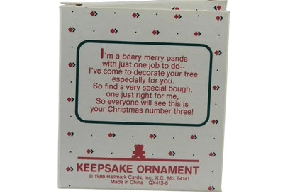 1986 Child's Third Christmas (Child's Age Collection)