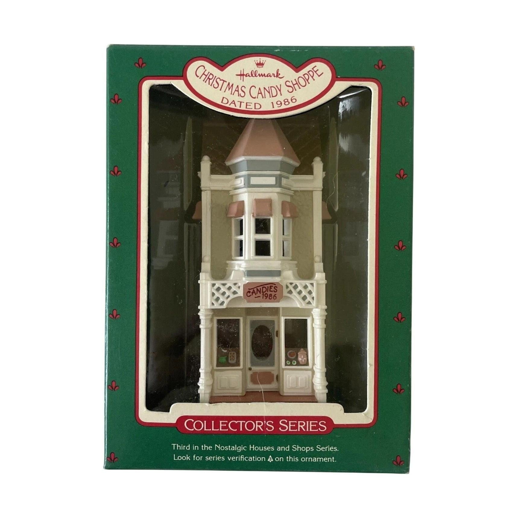 1986 Christmas Candy Shoppe Hallmark Ornament (Nostalgic Houses and Shops) QX4033 Image2