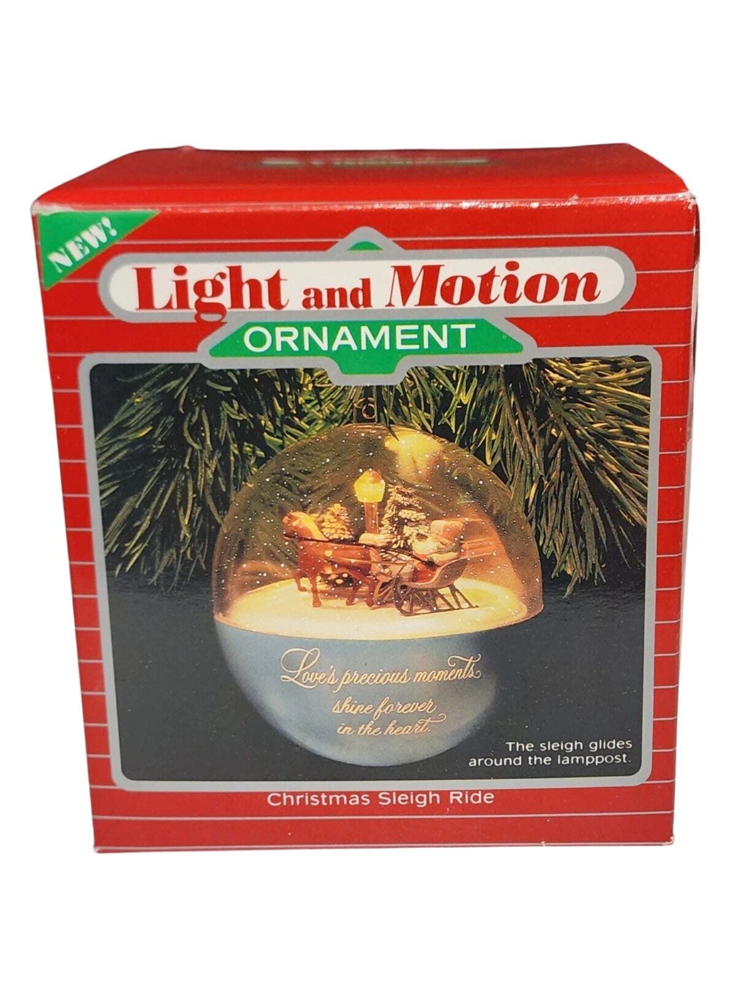 1986 Christmas Sleigh Ride Hallmark Ornament (Santa Claus) QLX7012