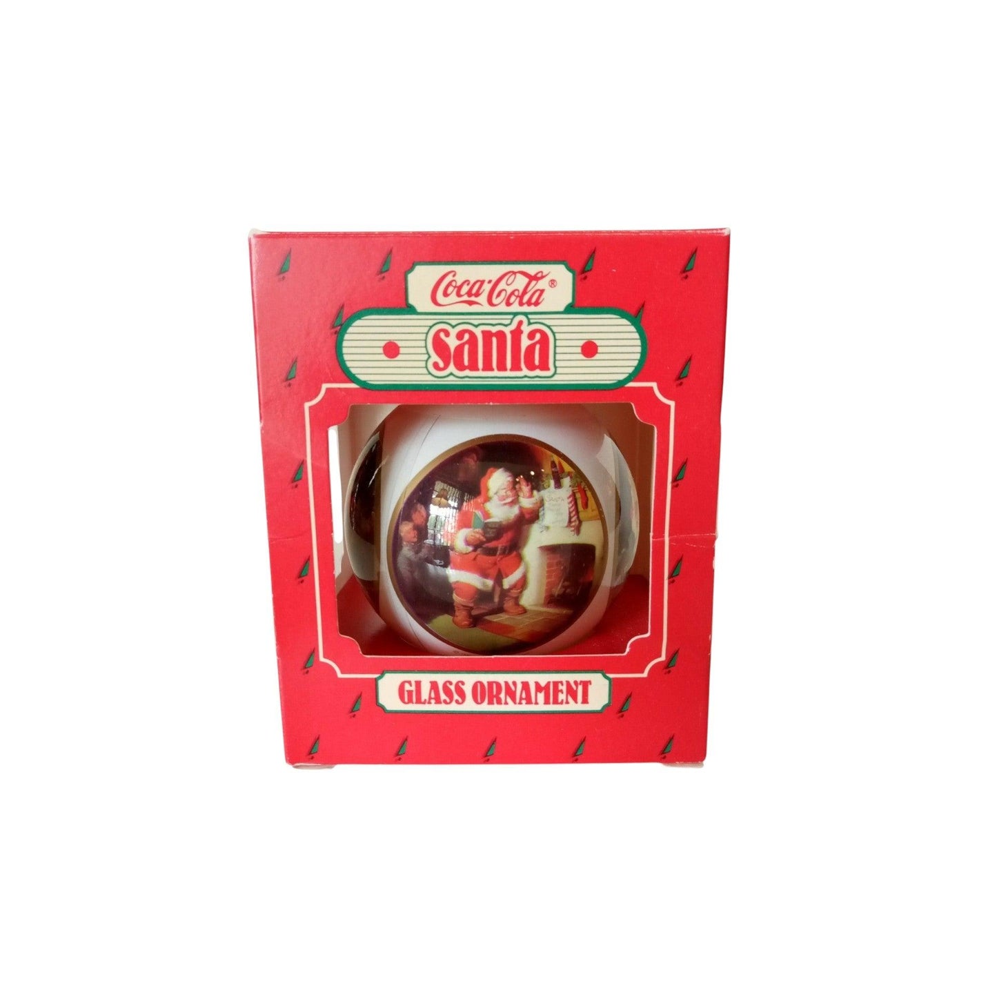 1986 Coca-Cola Santa (Glass Ball) Hallmark Ornament QXO279-6 Image2