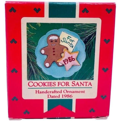 1986 Cookies For Santa Hallmark Ornament (Cookies) qx4146