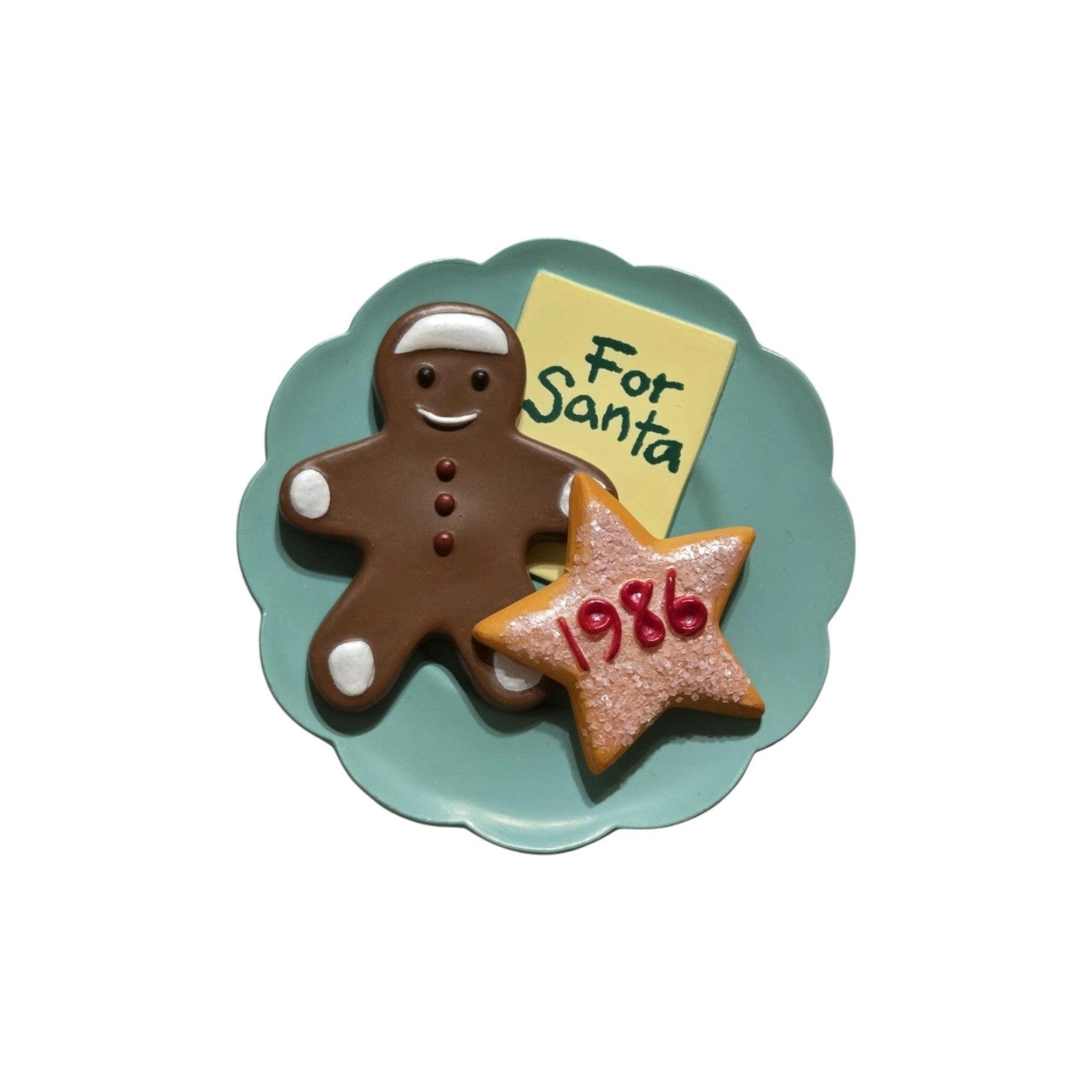 1986 Cookies For Santa Hallmark Ornament (Cookies) qx4146 Image1