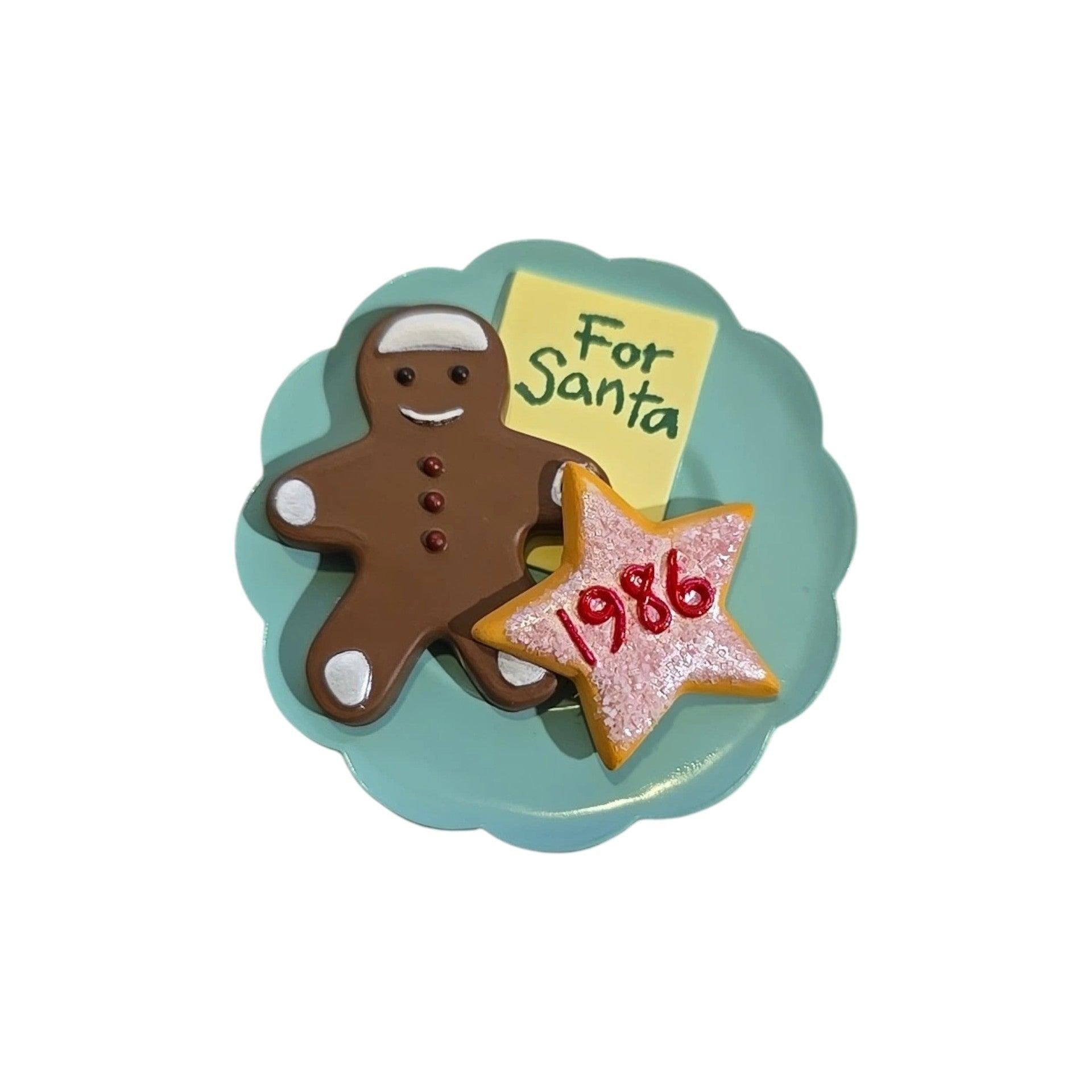 1986 Cookies For Santa Hallmark Ornament (Cookies) qx4146 Image3