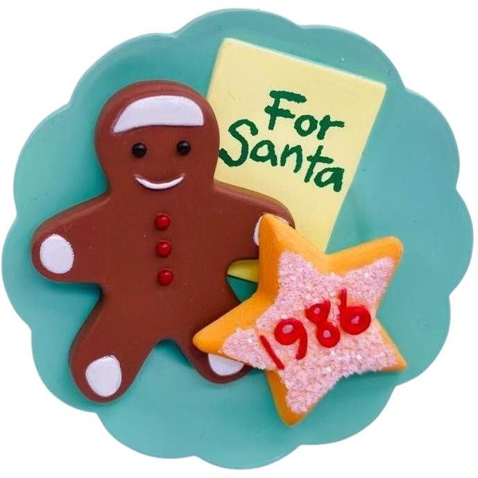 1986 Cookies For Santa Hallmark Ornament (Cookies) qx4146