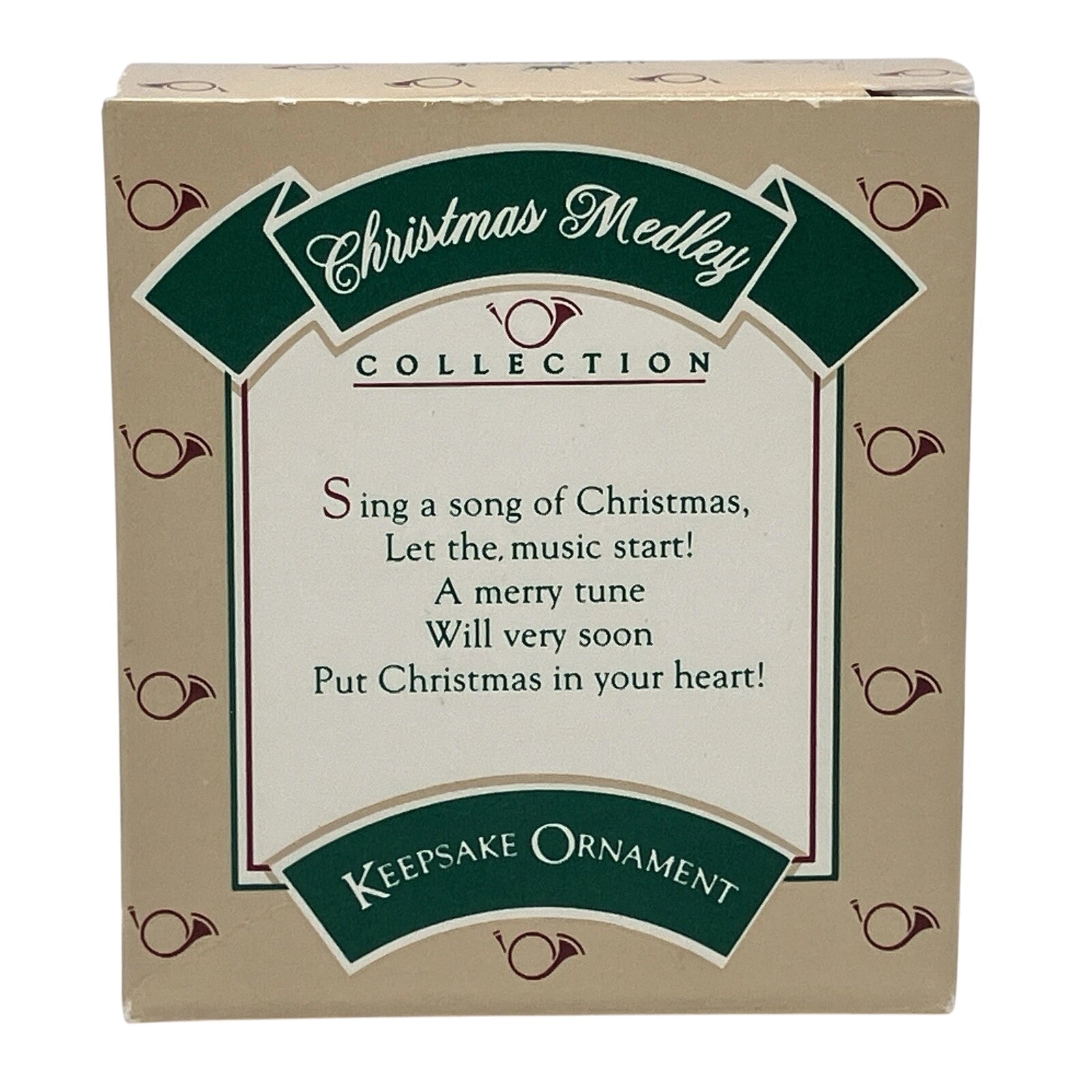 1986 Festive Treble Clef Hallmark Ornament (Music) QX5133