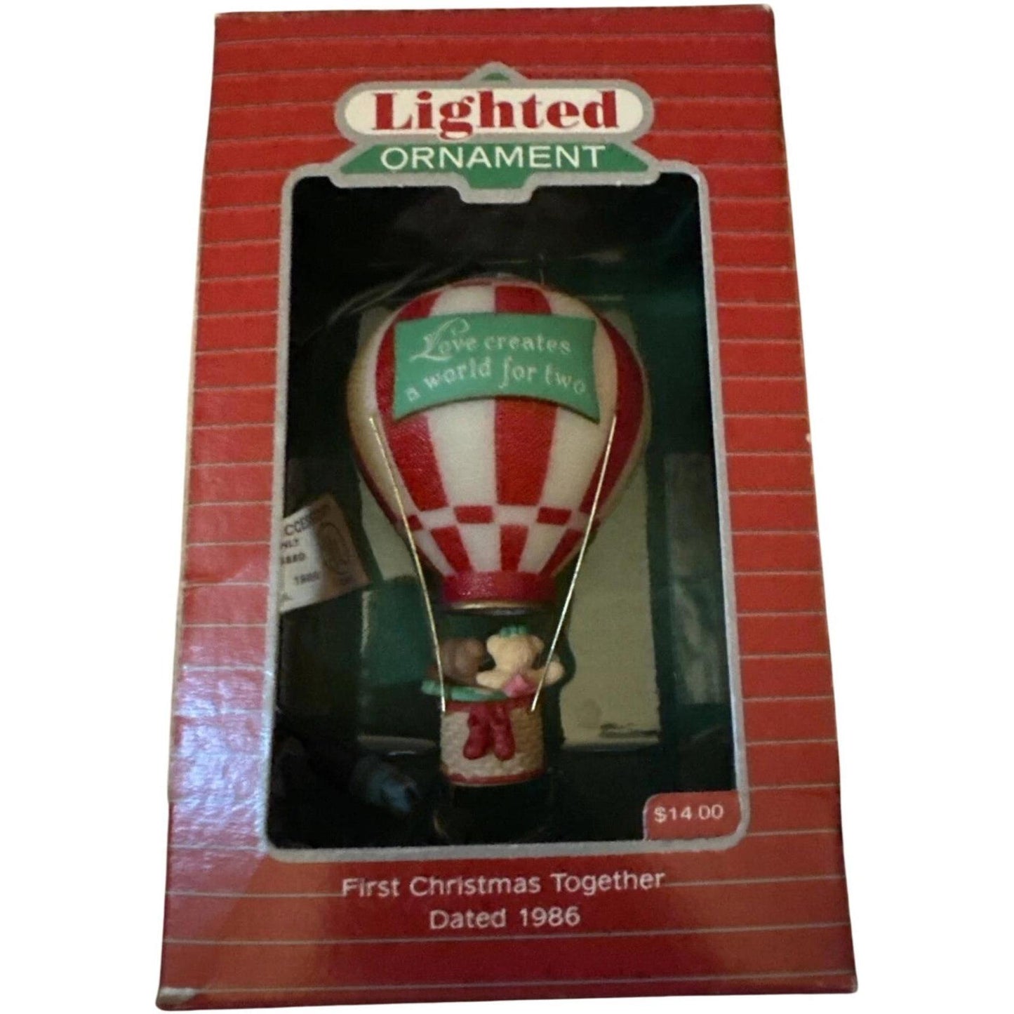 1986 First Christmas Together (Hot Air Balloon)