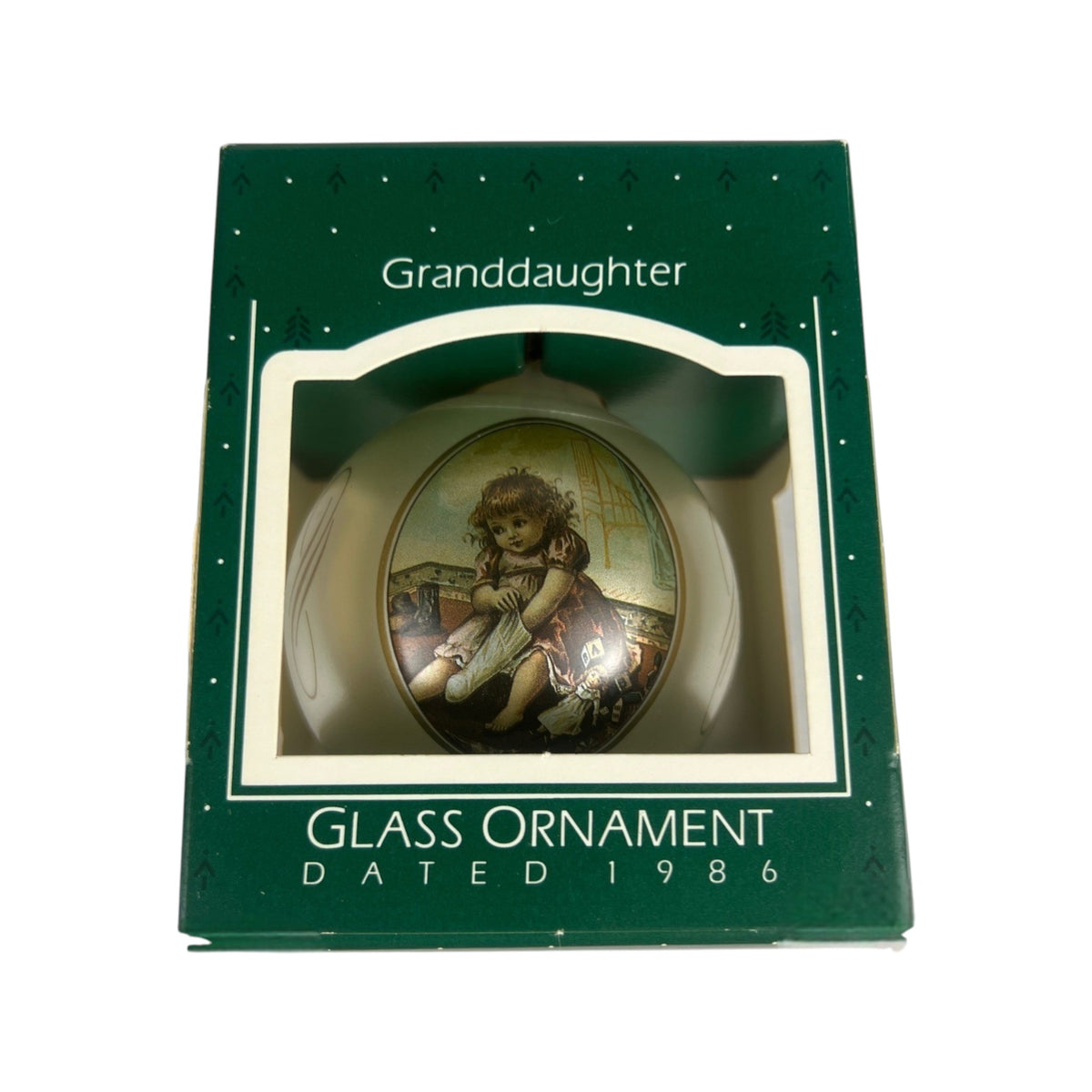 1986 Granddaughter (Ball) Hallmark Ornament QX273-6 Image2