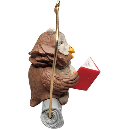 1986 Happy Christmas to Owl Hallmark Ornament (Bird) QX4183