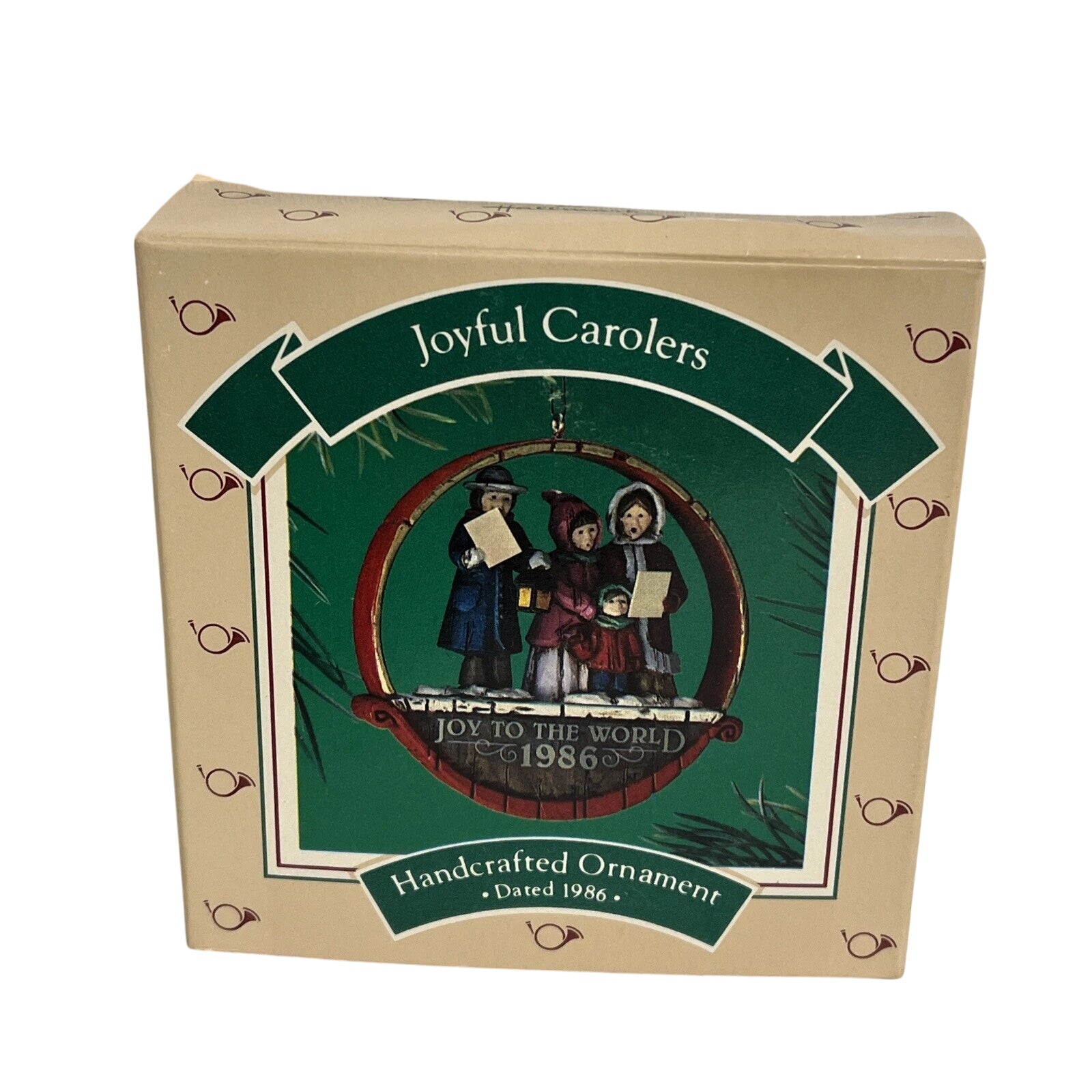 1986 Joyful Carolers Hallmark Ornament (Joy to the World) QX5136