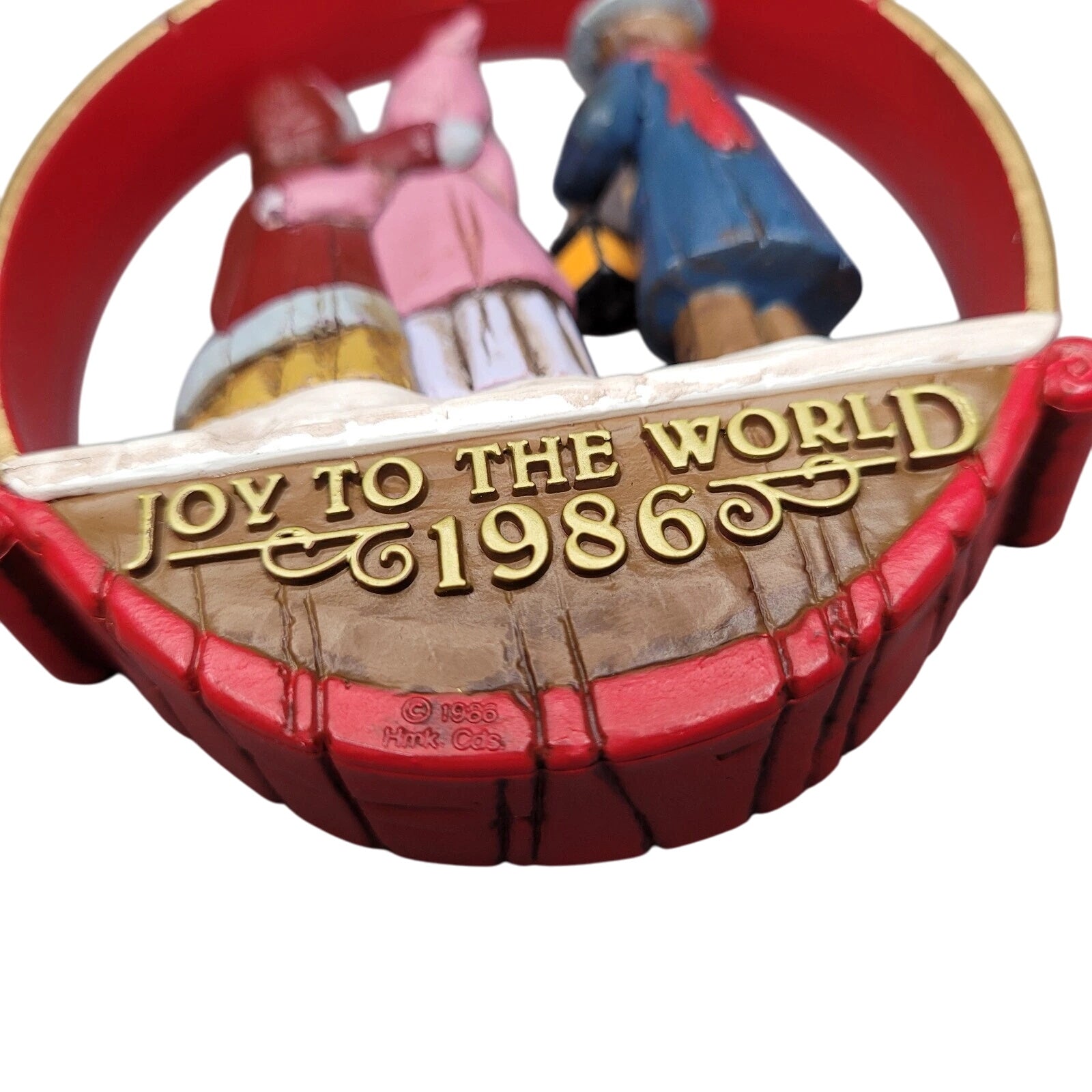 1986 Joyful Carolers Hallmark Ornament (Joy to the World) QX5136