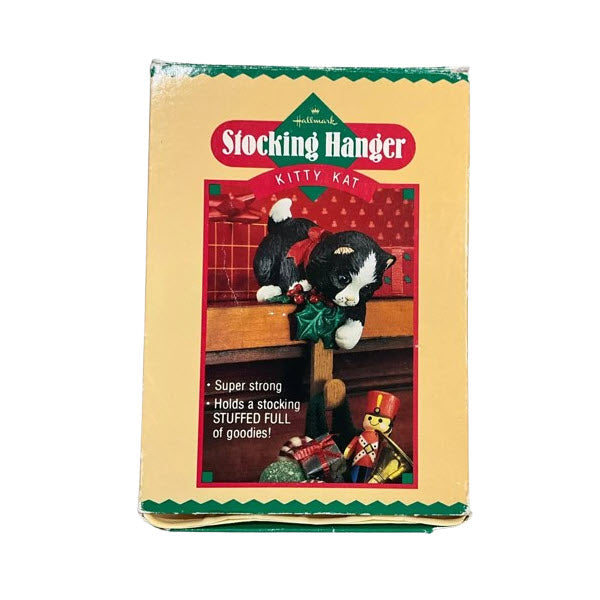 1986 Kitty Kat Stocking Hanger Hallmark Ornament (Kitten) QSH8126