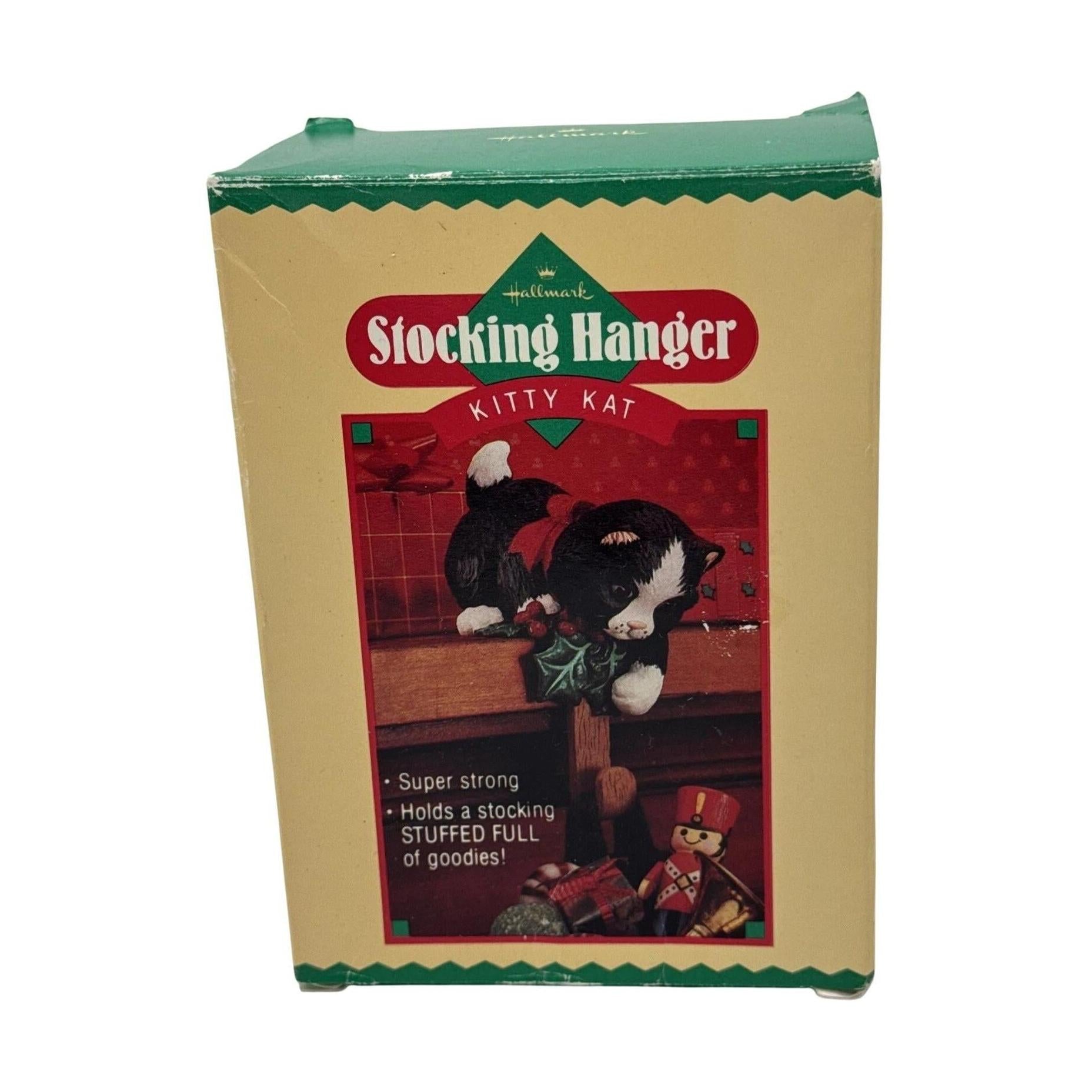 1986 Kitty Kat Stocking Hanger Hallmark Ornament (Kitten) QSH8126 Image2