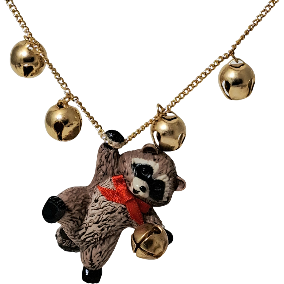 1986 Li'l Jingler Hallmark Ornament (Raccoon) QX4193