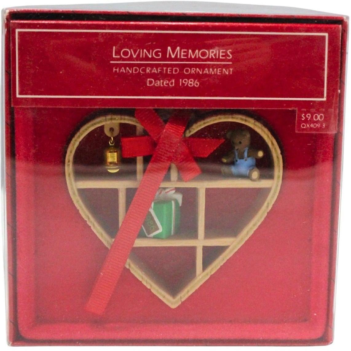 1986 Loving Hallmark Ornament (Heart) QX4093