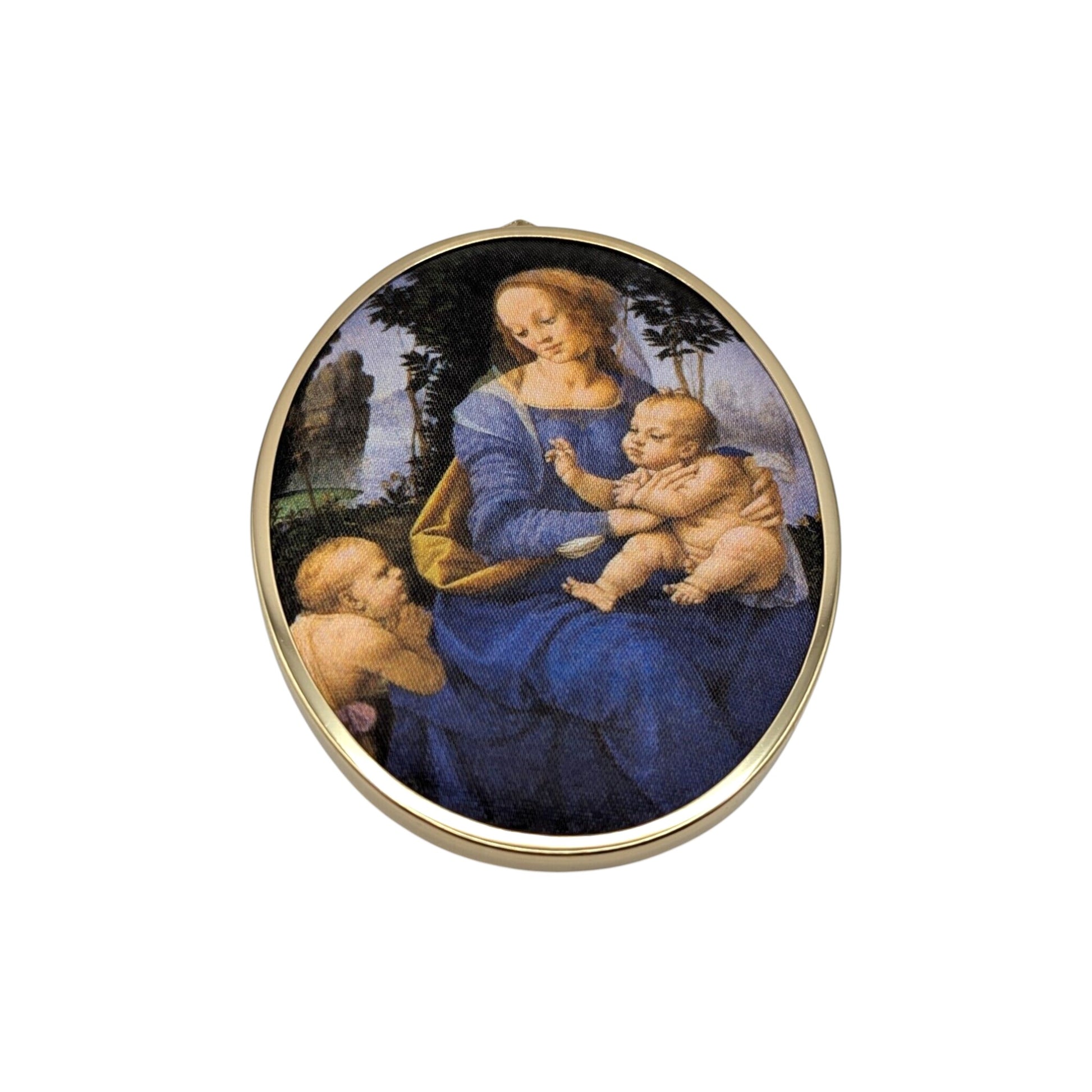 1986 Madonna and Child with the Infant St. John (Art Masterpiece Series) Hallmark Ornament QX350-6 Image1