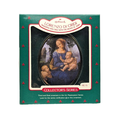 1986 Madonna and Child with the Infant St. John (Art Masterpiece Series) Hallmark Ornament QX350-6 Image2