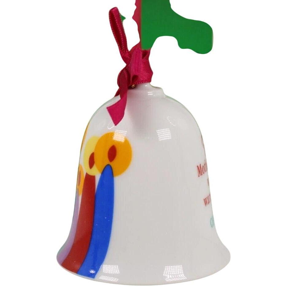 1986 Mother and Dad Porcelain Bell Hallmark Ornament (Bell) QX4316